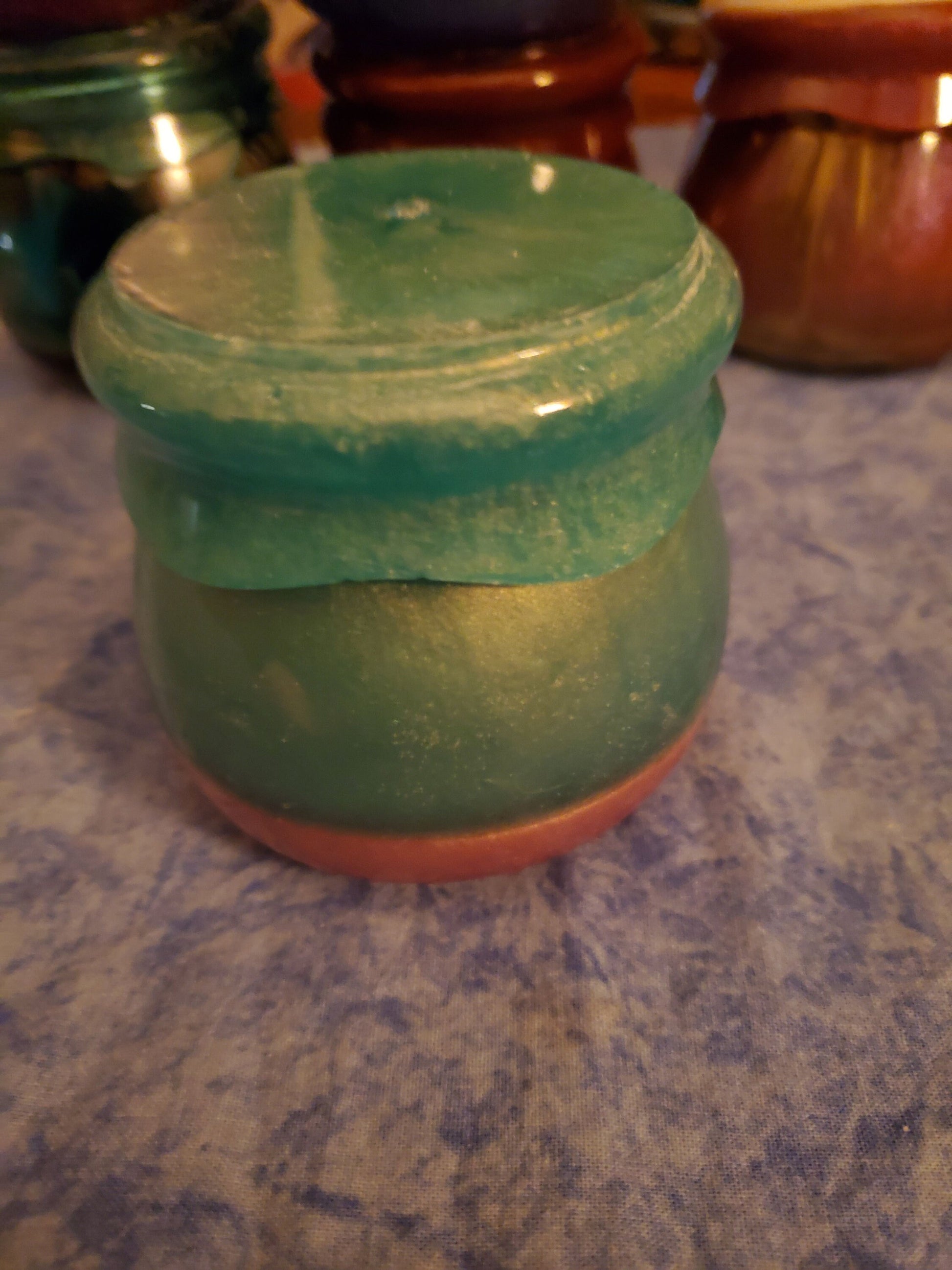 Resin jar. Resin collectable jar. Trinket jar. Honey jar. Honey pot.