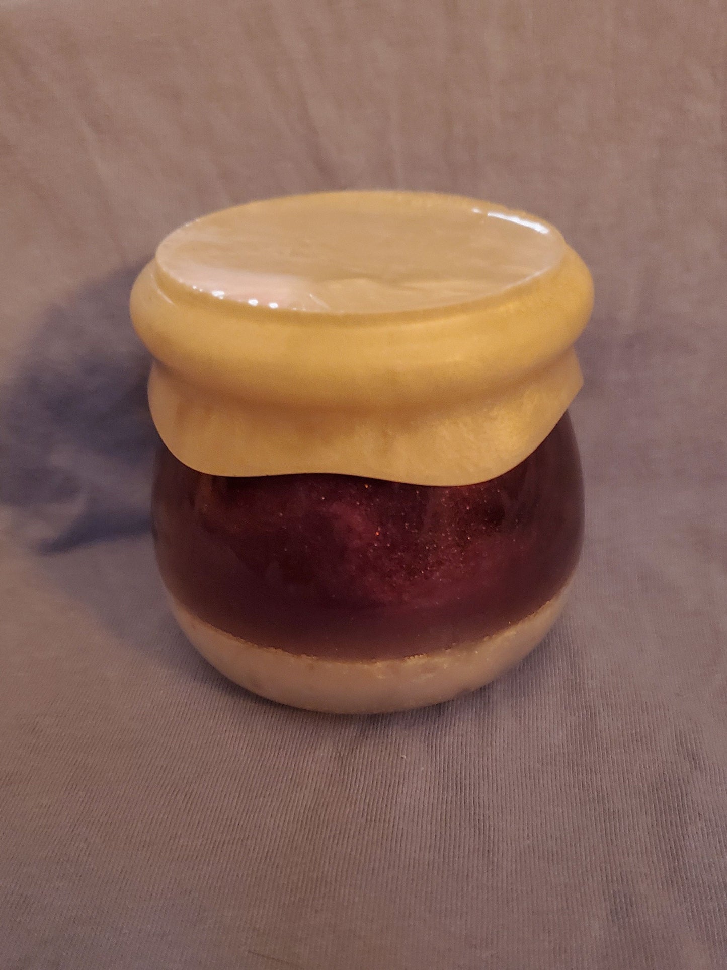 Resin jar. Resin collectable jar. Trinket jar. Honey jar.