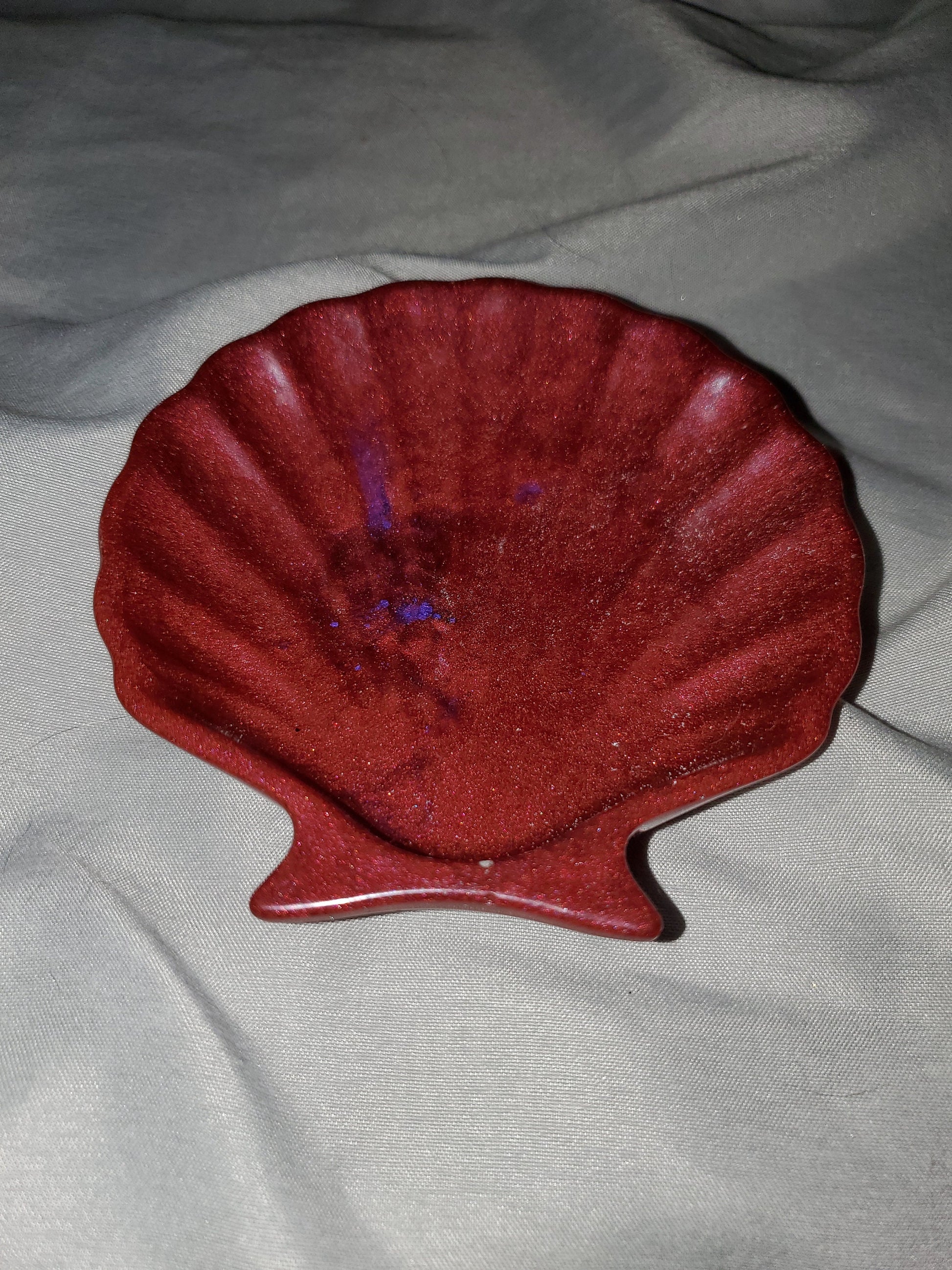 Seashell trinket/coin holder