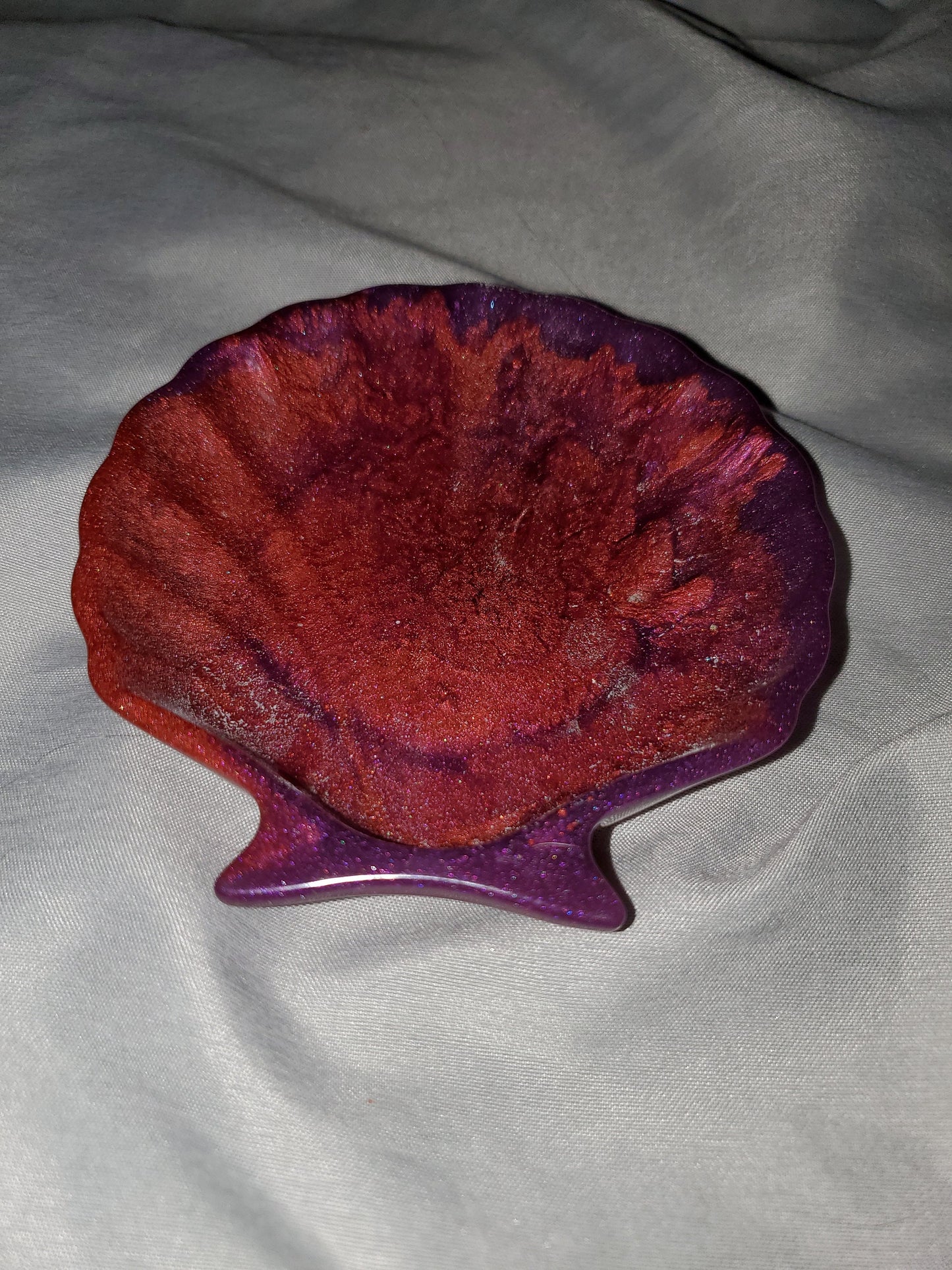 Seashell trinket/coin holder