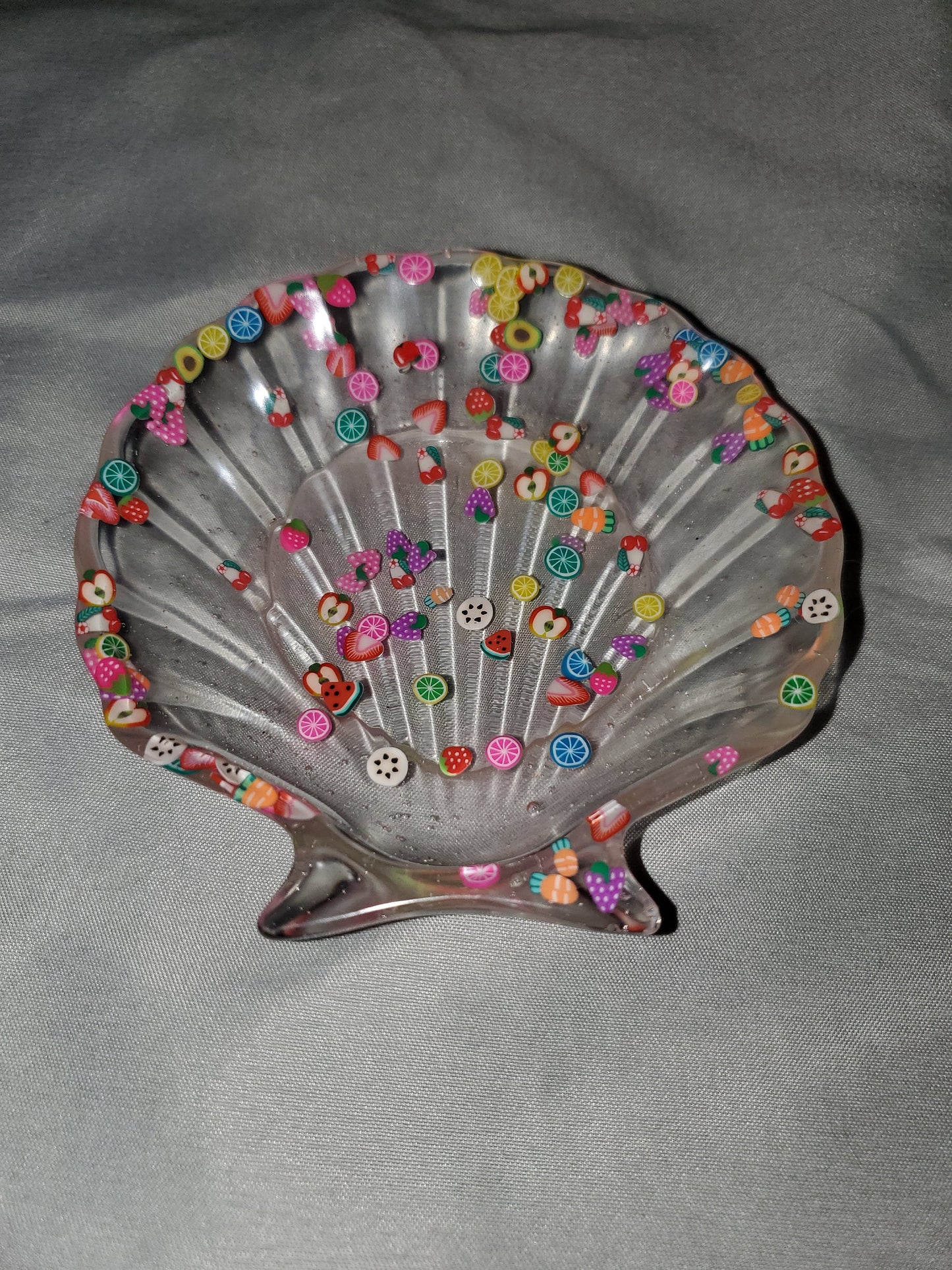 Seashell trinket/coin holder