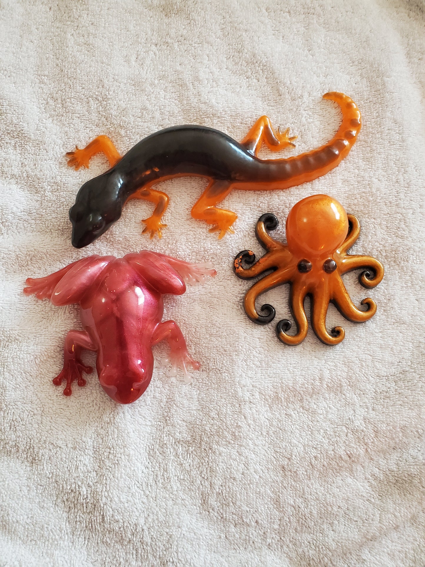 Animal trio - Lizard, Frog, Octopus