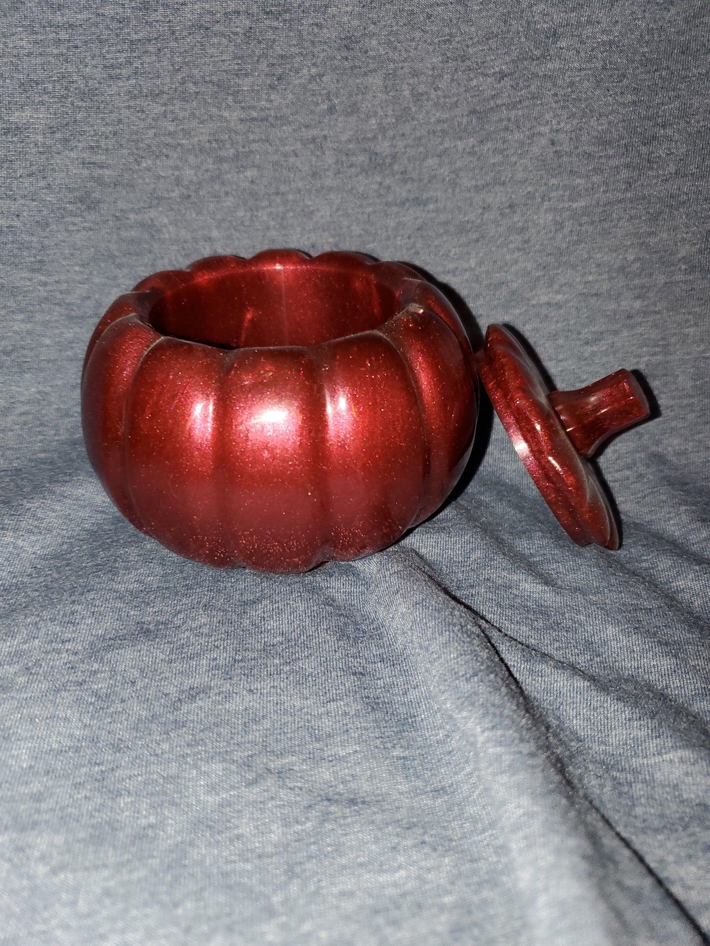 Decorative Pumpkin Trinket Jar