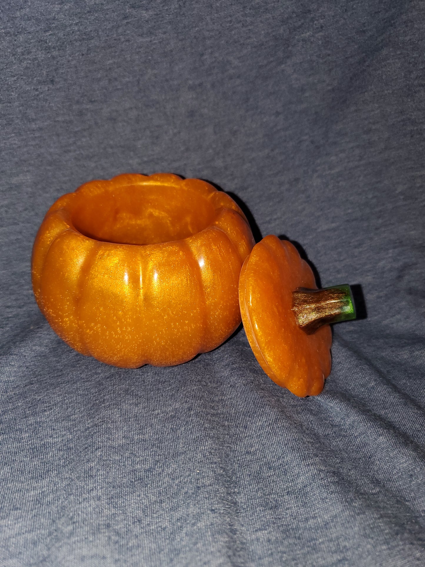 Decorative Pumpkin Trinket Jar