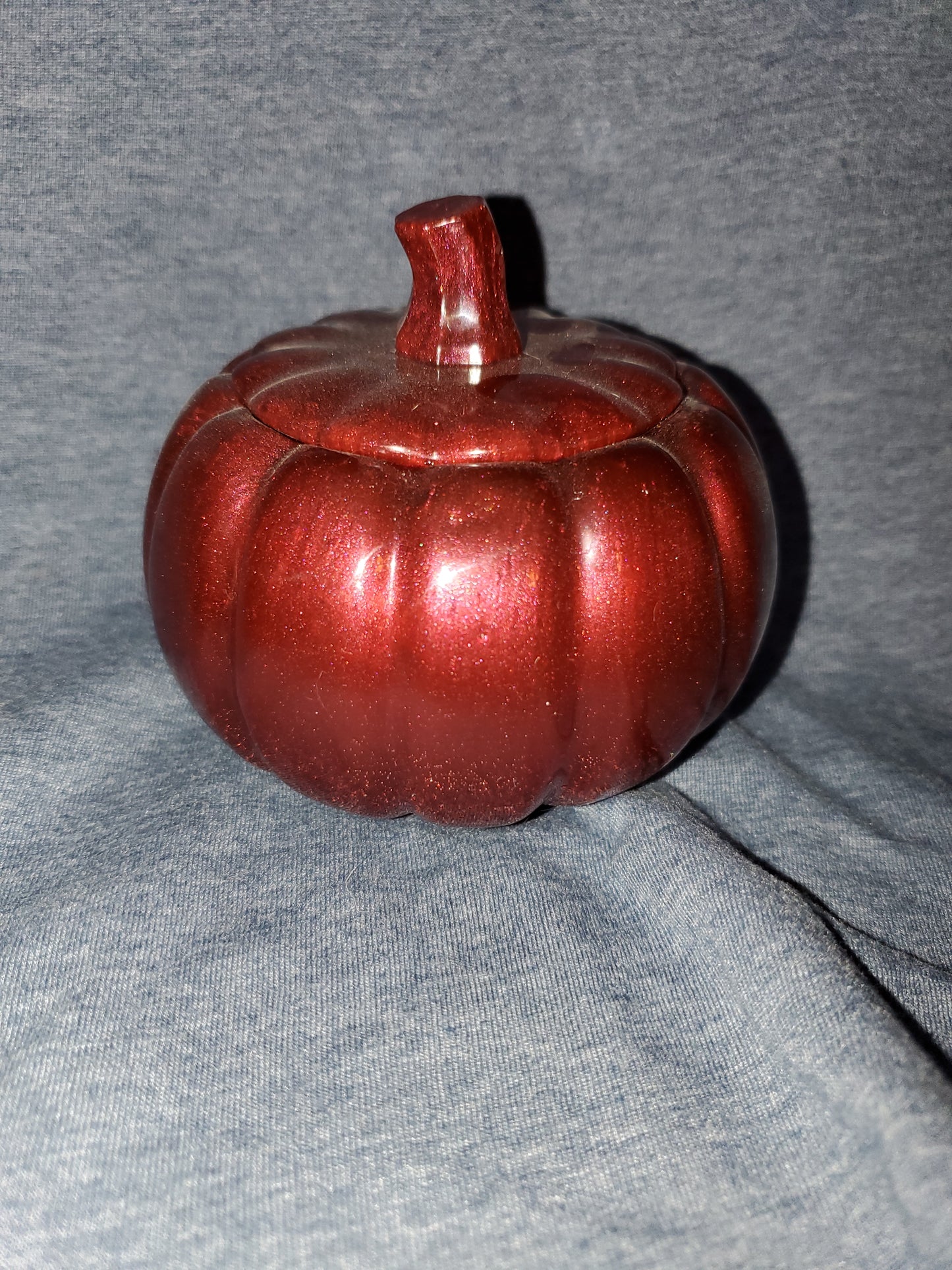 Decorative Pumpkin Trinket Jar